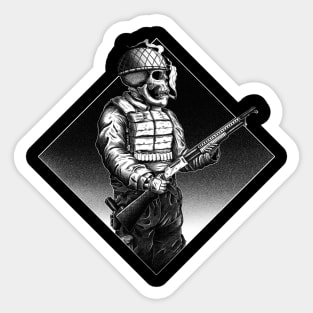 In the trenches Sticker